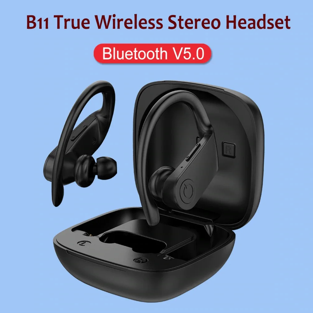 B11 TWS Bluetooth Slúchadlá, Led Digitálny Displej 5.0 Bezdrôtové Slúchadlá Nepremokavé 8D Stereo Slúchadlá Športové Slúchadlá