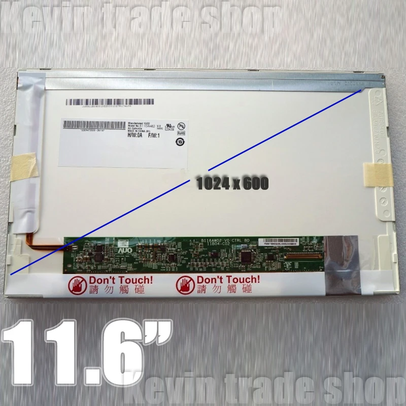 B116AW02 V. 0 HD LED LCD Displej 1024*600 matrix Displej