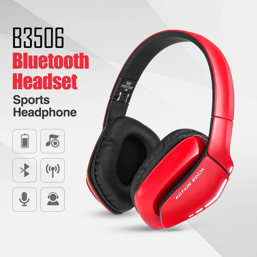B3506 Bezdrôtový Bluetooth Headset Bluetooth 4.1 Gaiming Slúchadlá S Mikrofónom Pre iPhone Android Počítač Redukcia Šumu Slúchadlá