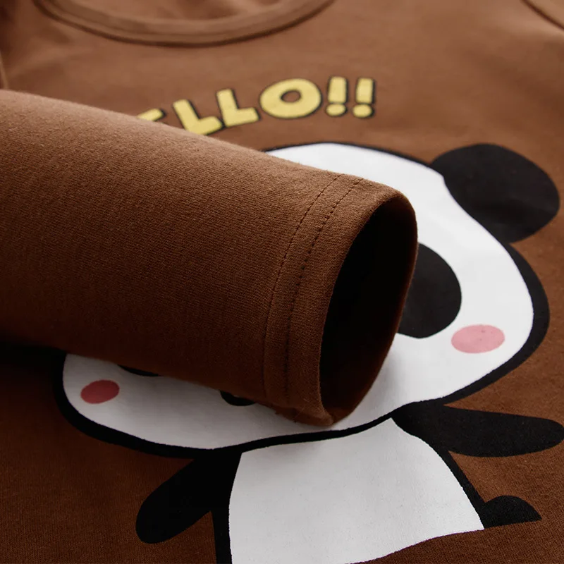 Baby Chlapci, Dievčatá Bavlna Prekladané Topy Jeseň Dlho Puzdre Cartoon T-shirts na Jar Deti, Oblečenie Tričko Veľkosť 1 2 3 4 Rok Jeseň