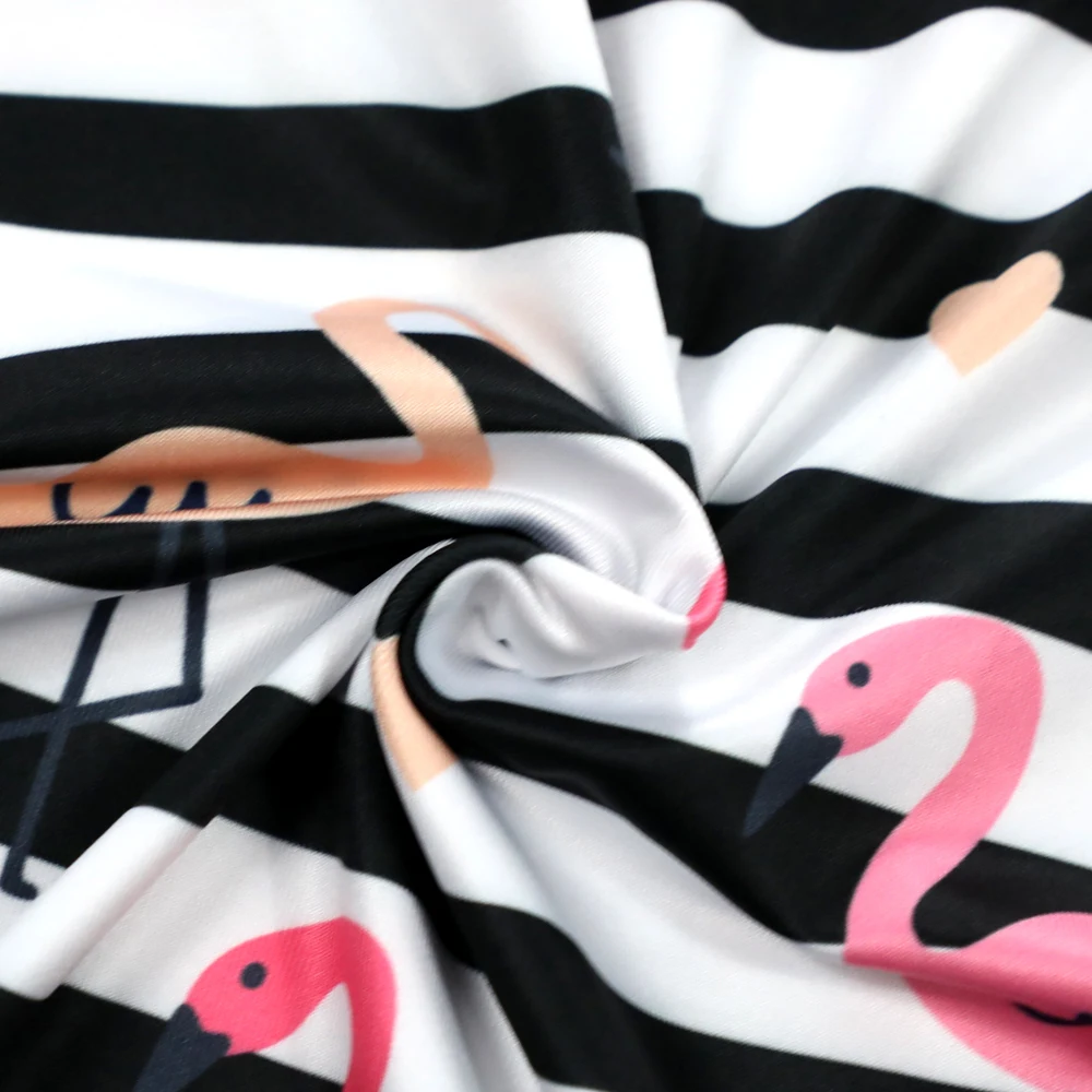 Baby Dievčatá 3D Prekladané Flamingo Šaty Deti Nightgowns detské Letné Jednorožec Sleepwear 3D Cat Vytlačené Šaty Pre 3-10years