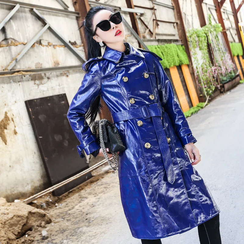 Baránkom Kabát Windbreaker Jeseň Zimná Bunda Ženy Oblečenie 2020 kórejský Reálne Originálne Kožené Bundy Vintage Ženy Topy ZT1569