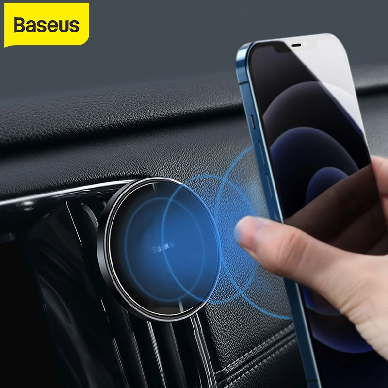 Baseus Magnetické Telefón Držiak Pre Apple Iphone 12 Mobilephone Otáčanie 360 Air Vent Centrum Konzol, Stojan Montáž Auto Držiak