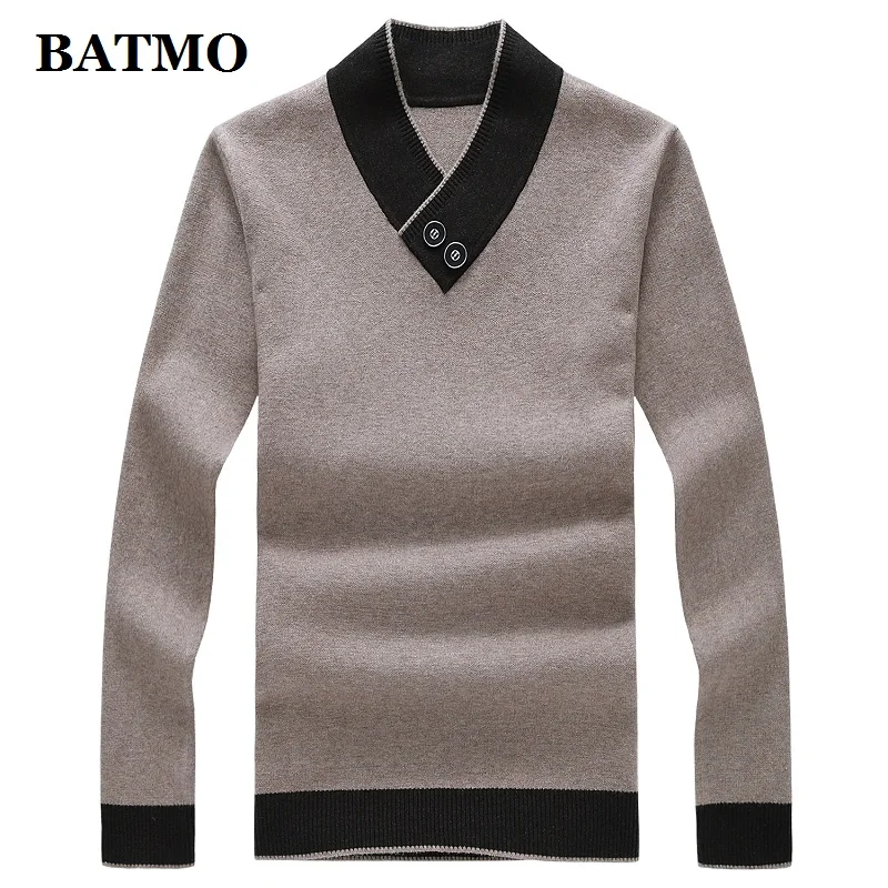 BATMO 2019 nový príchod jesene vysokej kvality bežné sveter mužov,pánske pulóvre ,plus-veľkosť M-8XL 9991