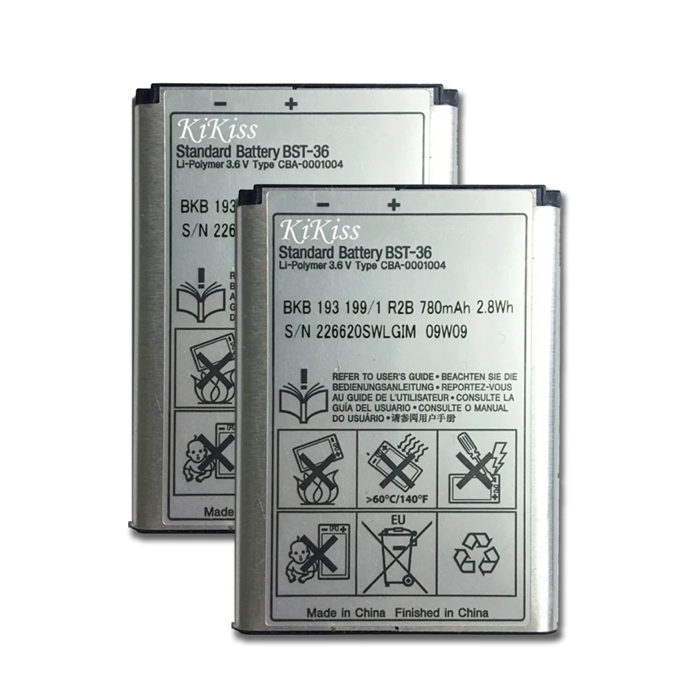 Batéria BST-36 Pre Sony Ericsson J300 K510i Z550a K310i J300C X0001 Z550C K320 K310i W200, Z550i Z558 K310c K510c 780mAh