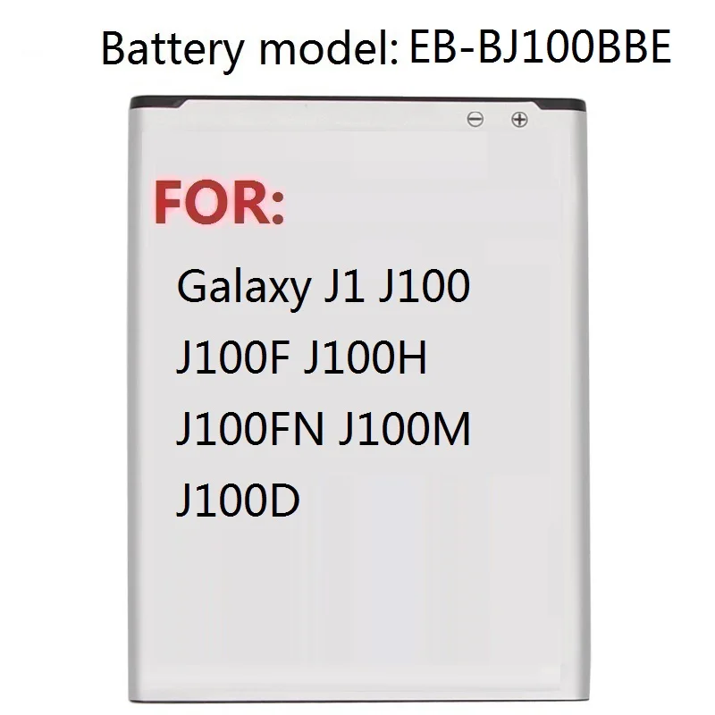 Batéria pre Samsung Galaxy J1 (VERZIA) J100 J100F J100H J100FN J100M J100D EB-BJ100BBE 1850mAh