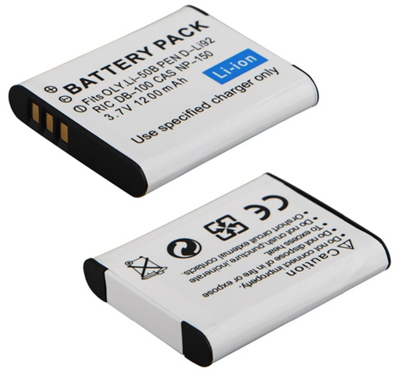 Batérie Pentax Optio WG-1, WG1, WG-2, WG2, WG-3, WG3 GPS, I-10, RZ10, RZ18, WG-10, WG10, X70 Digitálneho Fotoaparátu