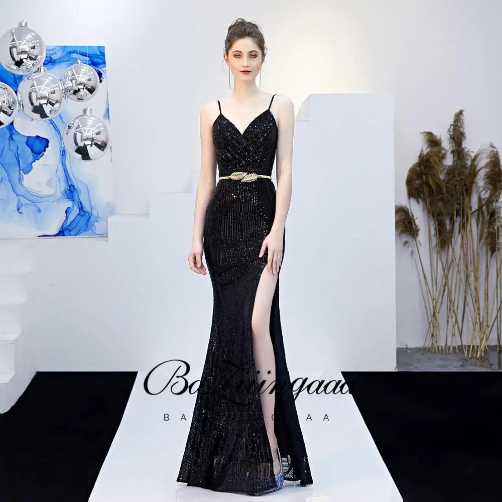 BAZIIINGAAA Luxusné 2020 Strany Elegantná Žena Večerné Šaty Plus Veľkosť Slim Vytlačené Dlhé Večerné Šaty Vhodné pre Formálne Strany