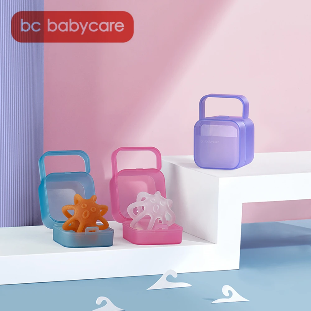 BC Babycare Dieťa Teethers Cumlík Box Pevné Prachotesný Prenosné Soother Bradavky Cumlík Držiteľ Prípade Dieťa Cestovať Úložný Box