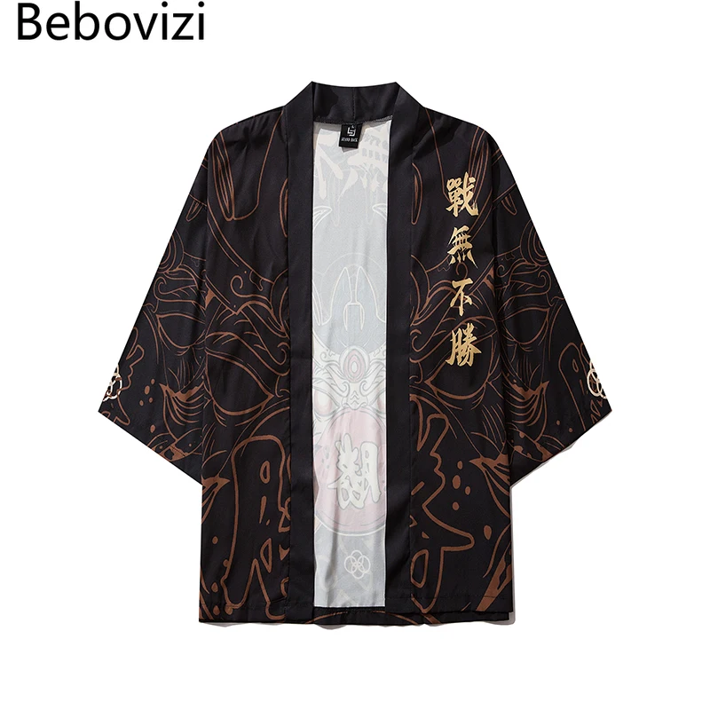 Bebovizi Japonský Istí, Vyhrať Kimonos Tradičné Cardigan Župan Muži Ženy Tlač Príčinné Oblečenie Cosplay Yukata Ázijské Oblečenie
