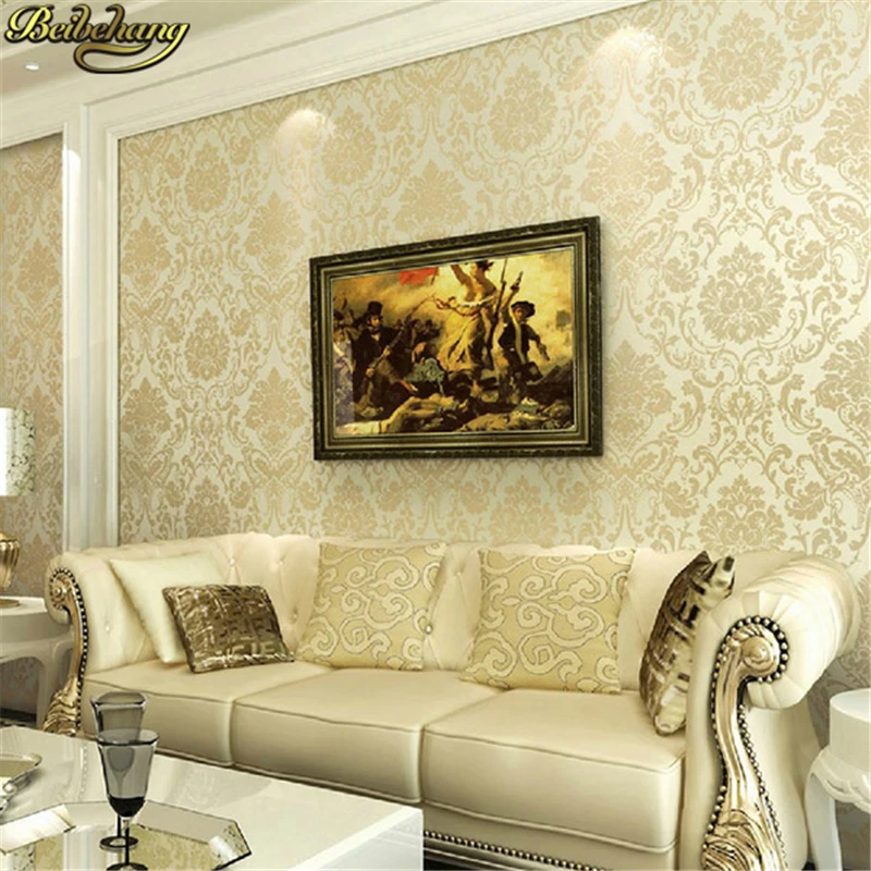 Beibehang 53X500cm Európskej Damasku samolepiace tapety na steny, 3 d nástenná maľba na stenu papiere domova obývacej izbe, spálni roll