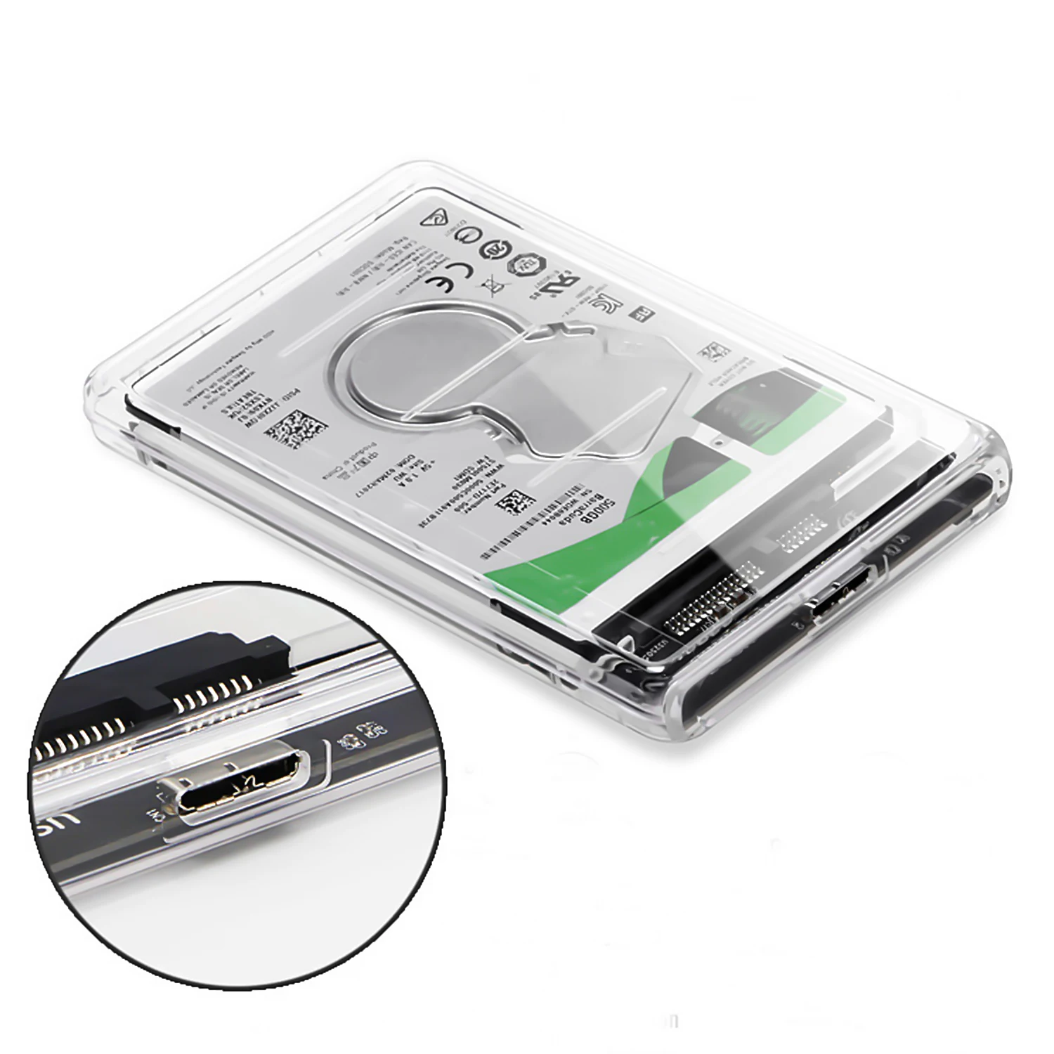 Bevigac USB 3.0 vysokorýchlostné Externý Pevný Disk Krytu Úložný Box Case pre 2,5 palca Sériový Port 7/9.5 mm, SATA, SSD