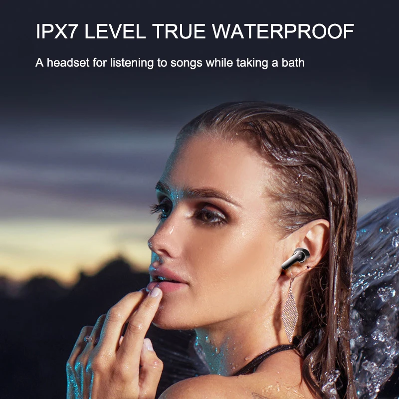 Bezdrôtové Hesdphones Zníženie Hluku Elektrického Bezdrôtová Dotyková-c Bezdrôtové Nabíjanie Binaural Športové Mini In-ear Headset s pripojením Bluetooth