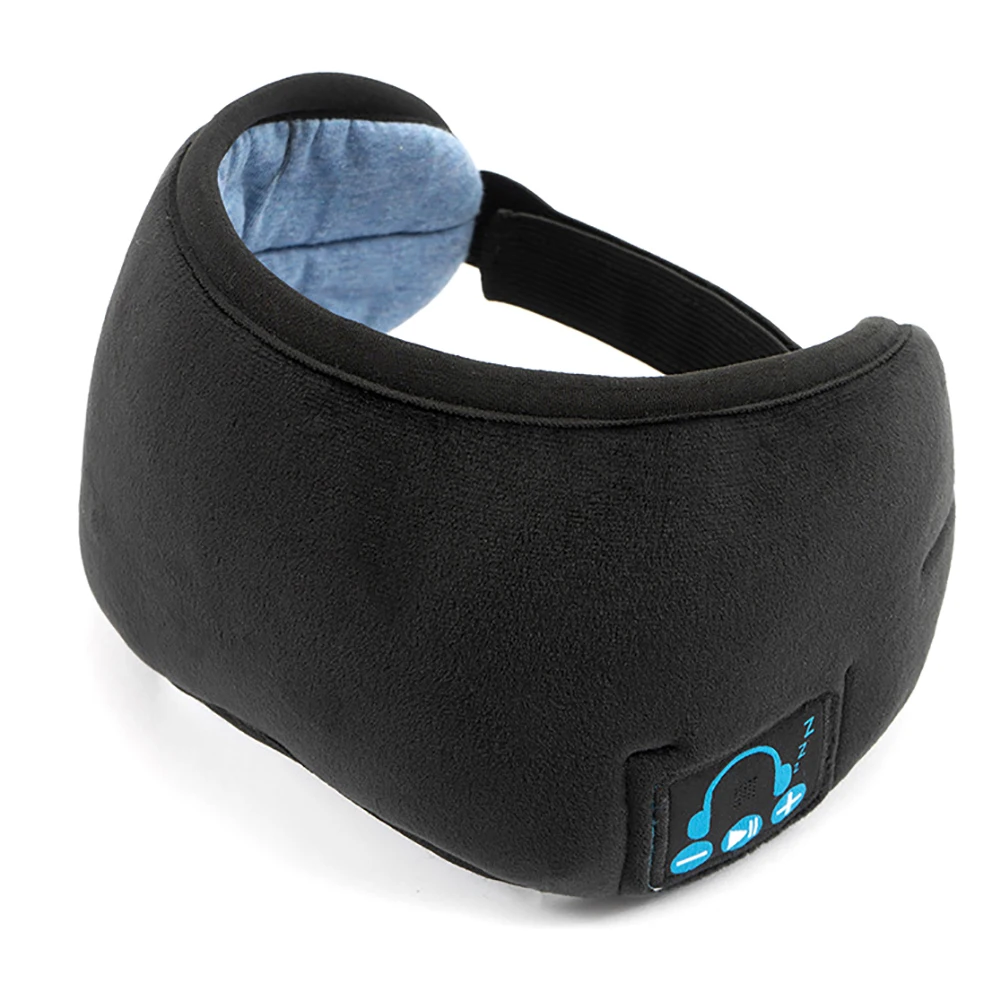 Bezdrôtový Bluetooth 5. 0 Oko Patch Slúchadlá Stereo Hudby Spánku Pomocné Priedušná Očná Maska Blinder Eyeshield