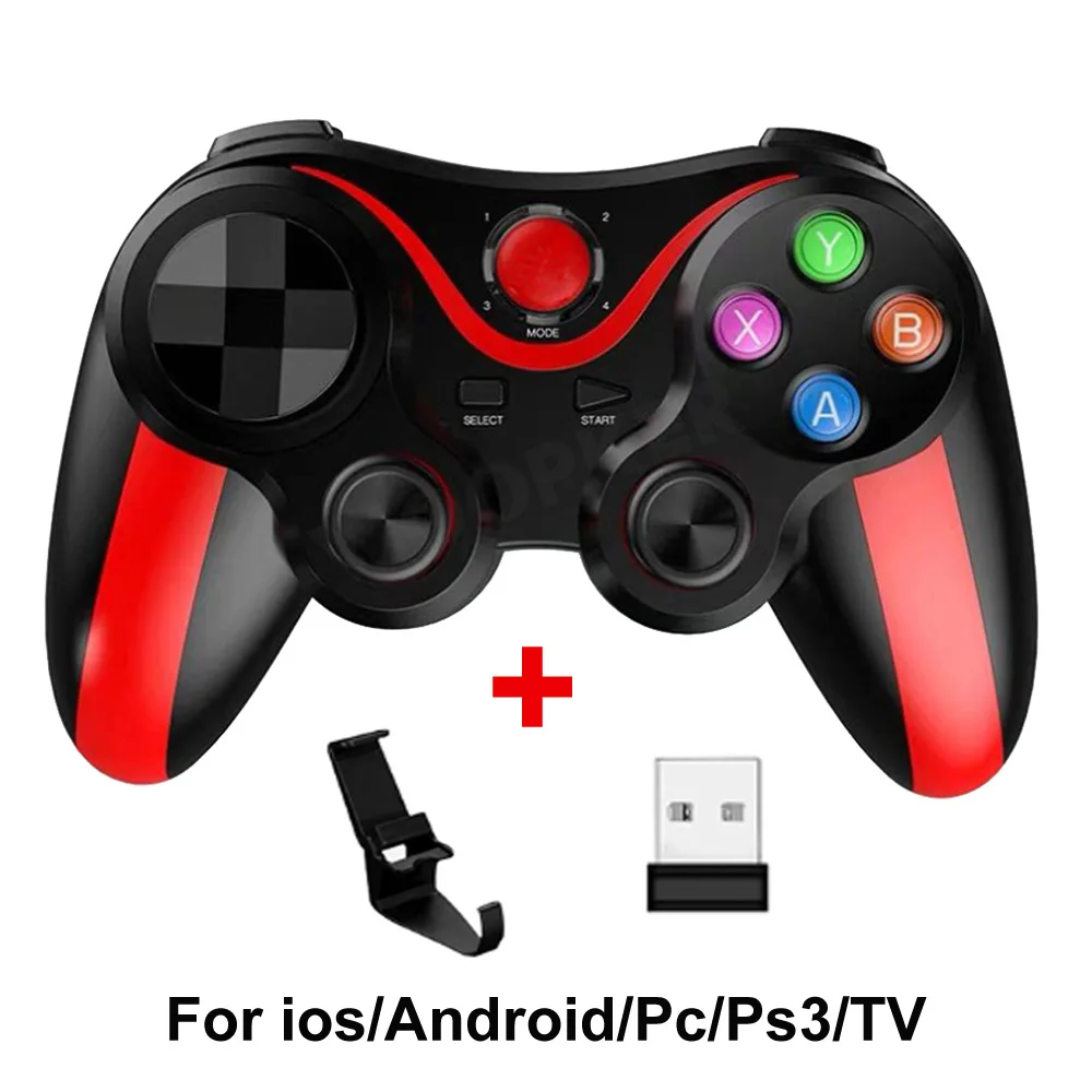 Bezdrôtový Bluetooth Ovládač Pre telefón Počítač Tablet Ps3 Gamepad ovládač pre Android Telefónu iphone IOS TV Box