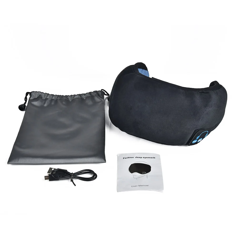 Bezdrôtový Bluetooth Očná Maska Spánku Slúchadlá Hudby, Spanie Okuliare Bluetooth 5.0 Tieňovanie Pohodlné Bluetooth Oko Patch