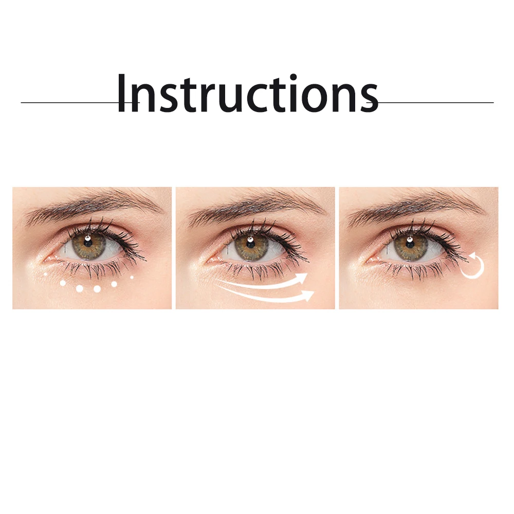 BIOAQUA Očný Krém Spevňujúce, Bielenie Hydratačné Hydratačný Proti Vráskam Odstrániť Tmavé Kruhy pod očami Vrecia 20 g