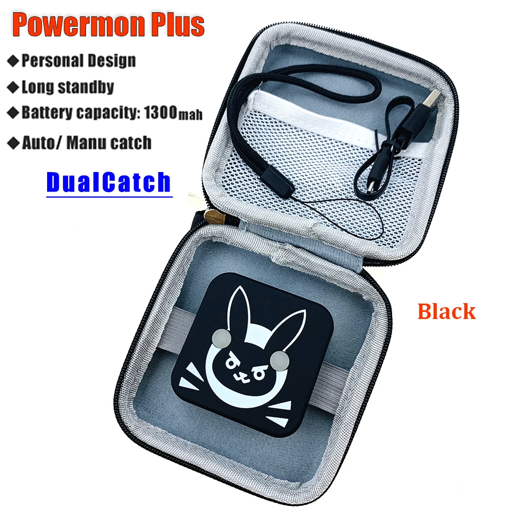 Bluetooth Hry Automatické Chytiť Auto Pripomenúť Powermon Plus Interaktívne Obrázok Hračky Dualcatch pre Powermon Go Plus s 1300Mah