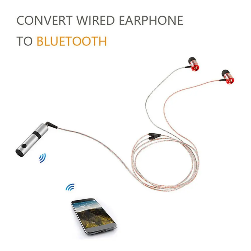 Bluetooth Prijímač 3,5 mm Jack pre Bezdrôtovú Automobilovú Audio Music Adaptér S Mic Aux Kábel Pre Reproduktor pre Slúchadlá, PC