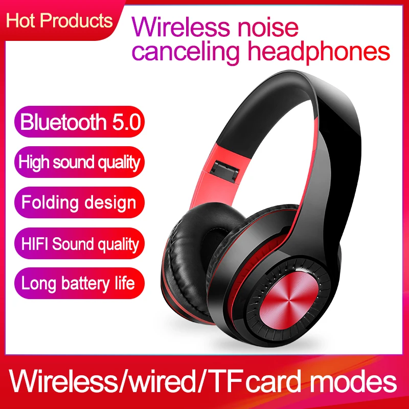 Bluetooth Slúchadlá S redukciou Šumu Bezdrôtové Slúchadlá HiFi Stereo Hudobný Headset TV Slúchadlá Pre PC Hranie Počítačových hier telefóny