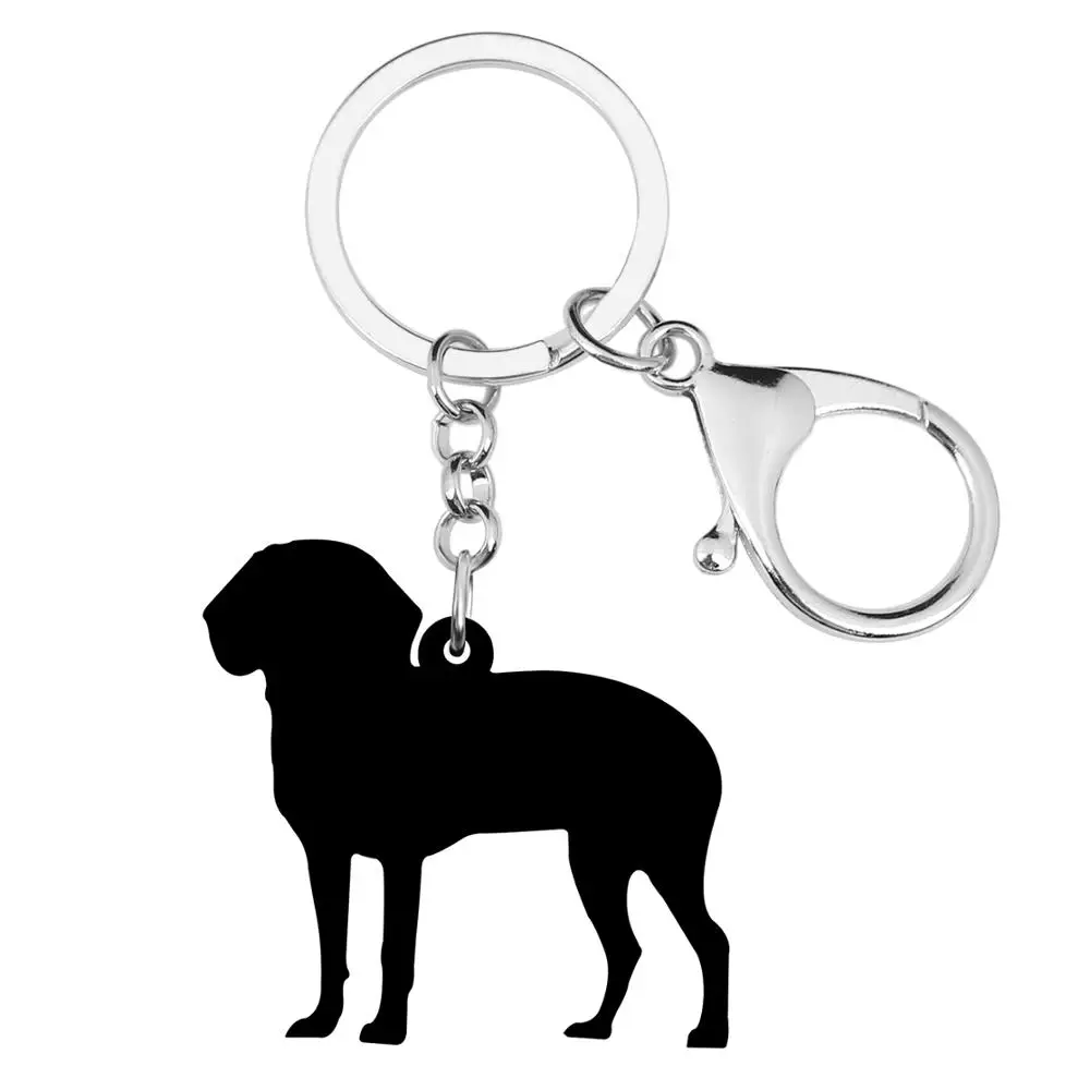 Bonsny Akryl Roztomilý Beagles Psa Keychains Keyring Pet Zvierat Prívesok Na Šperky Pre Ženy, Deti, Dievčatá Módne Darčeková Taška Auto Charms