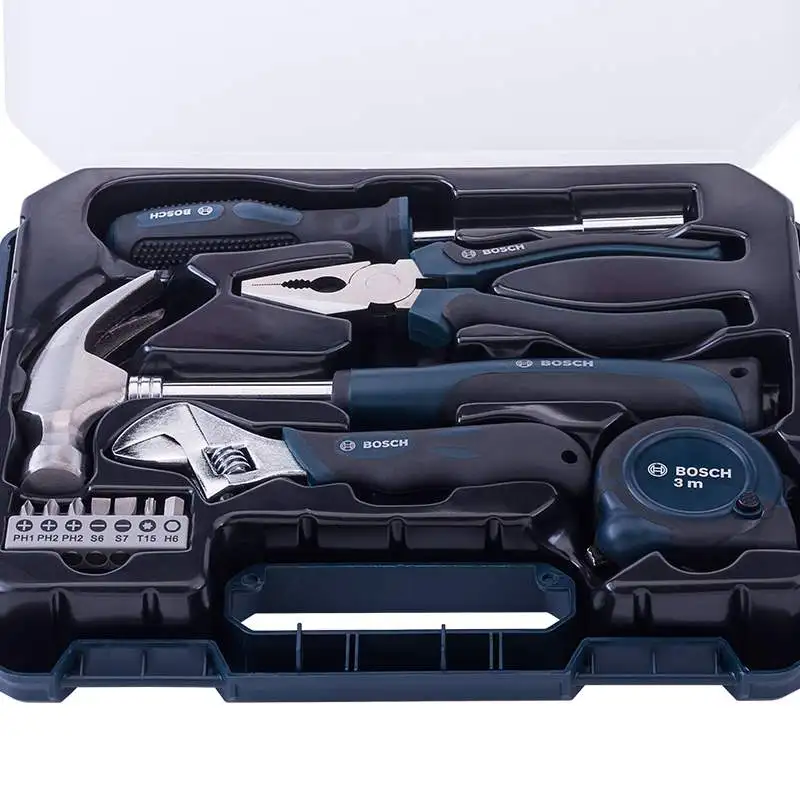 Bosch nový 12-dielna domácnosti multi-funkčný hardware toolbox príručka toolbox, tesárstvo elektrikár oprava nástrojov