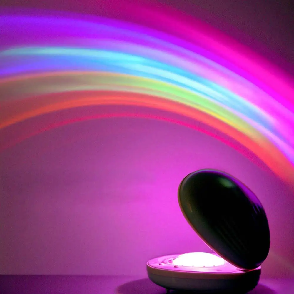 BRELONG Shell Farebné Projekčnej Lampy LED Novinka Rainbow Star Nočné Svetlo Venuša Atmosféru Lampa rainbow Ružová / Gree