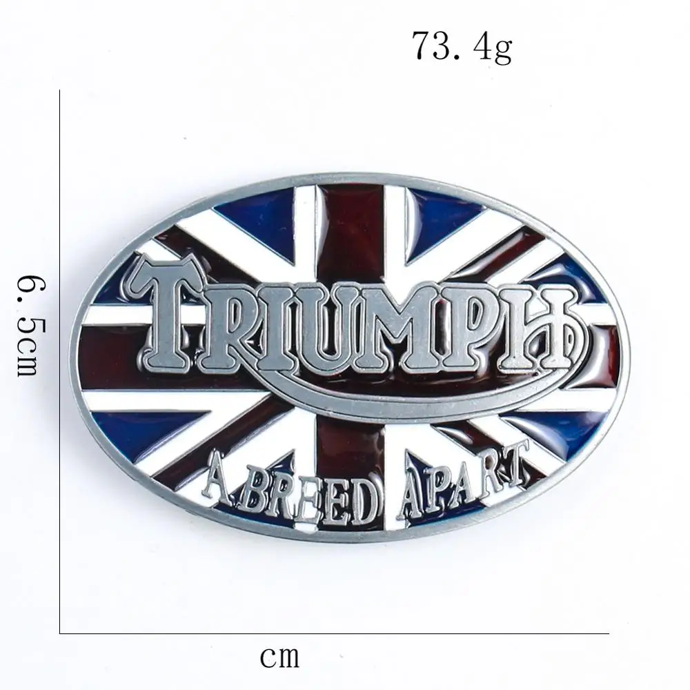 Britskej Vlajky Triumf Motorových Kovboj Hot Predaj Opasku S Cínovým Povrch Vhodný Pre 4cm, Šírka Pásu