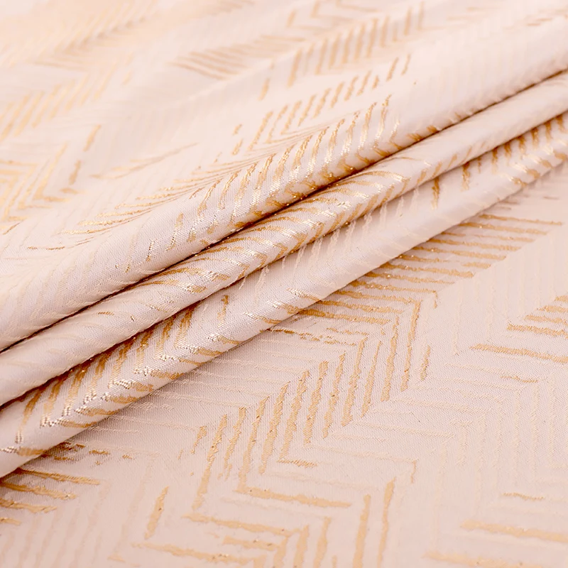 Brocade tkaniny jacquard fabris šijací materiál pre šaty hrubé tkaniny