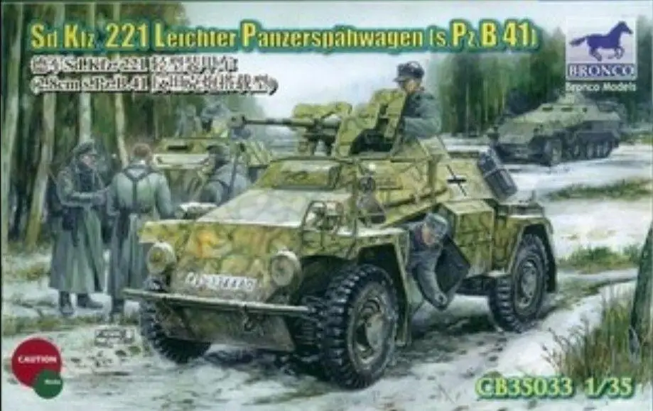 Bronco CB35033 1/35 Sd.Kfz.221 Panzerspahwagen s.Pz.B.41