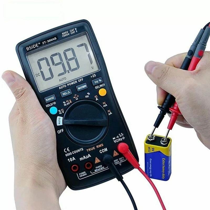 BSIDE ZT-300AB Digitálny Multimeter Bezdrôtovej Technológie Ammeter True RMS Auto Zazvonil ligent Analógový Voltmeter Kondenzátor Tester