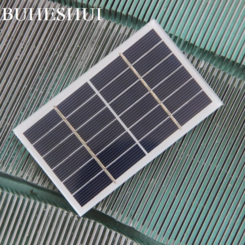 BUHESHUI 30pcs 1W 6V Solárne Modul Sklo Vrstvené Polykryštalických DIY Solárny Panel, Nabíjačky Pre 3,7 V Batéria Svetlo 115*70 MM