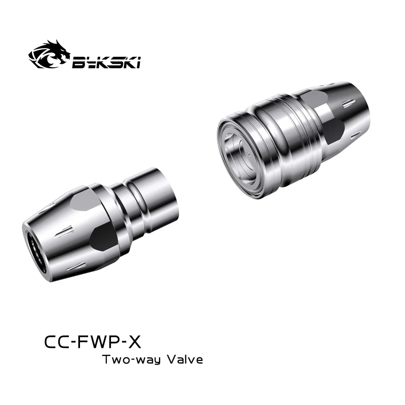Bykski CC-FWP-X,2 Spôsob Ventil Vody Plug Vody Stop Dual G1/4 Rýchly Zátka Pre pevné Rúrky Chladiaceho Systému Vody Chladič Príslušenstvo