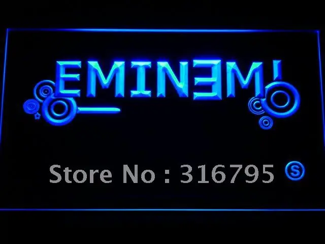 C183 Eminem LED Neon Svetla Značky s On/Off vypínač 20+ Farieb A 5 Veľkostí si môžete vybrať