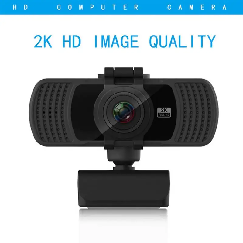 C6 QHD 2K USB Webkamery 4MP Počítač PC Webová Kamera s Mikrofónom ochrany Osobných údajov Kryt pre Youtube, Skype videohovory Konferencie