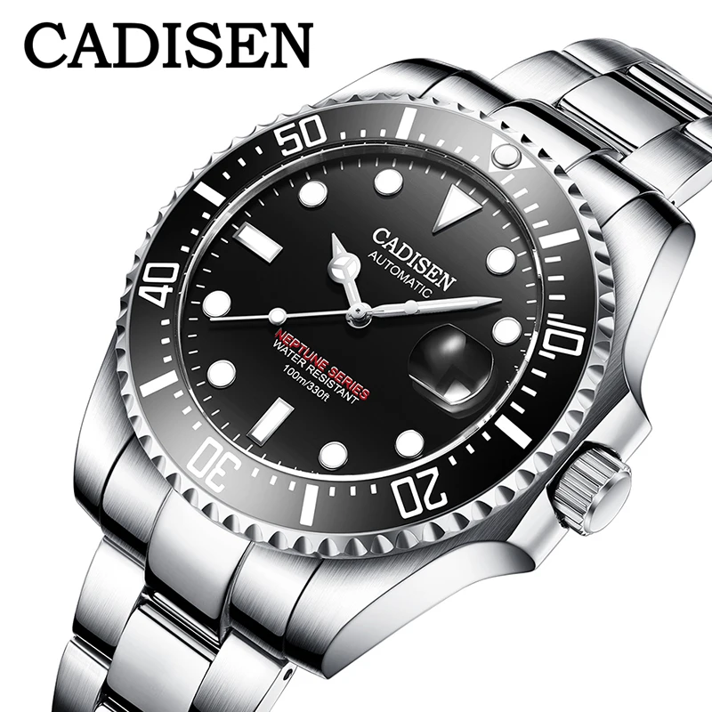 CADISEN obchodnej značky športové hodinky mužov 2020 nové auto dátum pánske hodinky mechanické automatické top luxusné hodiny Relogio Masculino