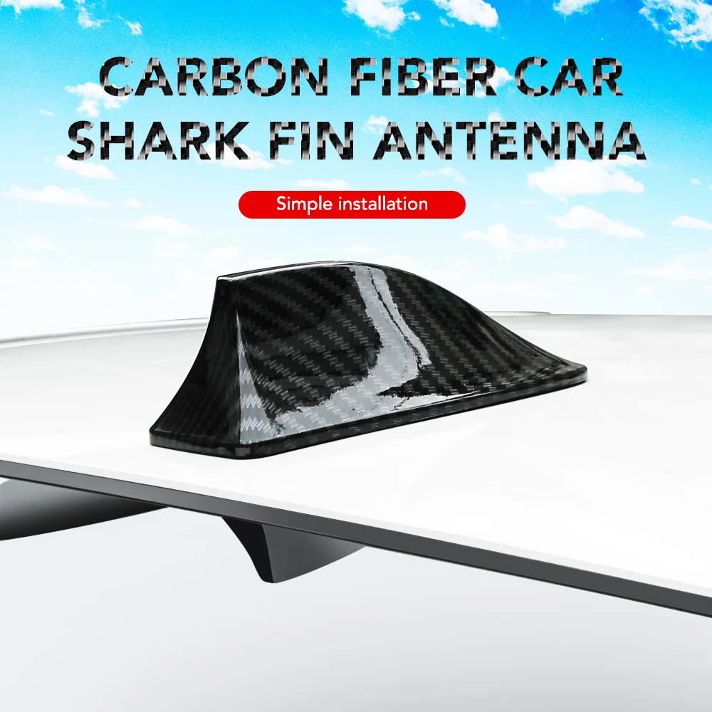 Carbon Fiber Auto Shark Fin Anténa Pre opel insignia nissan krčma pri ceste xc60 mazda 3 audi a3 subaru ibiza príslušenstvo
