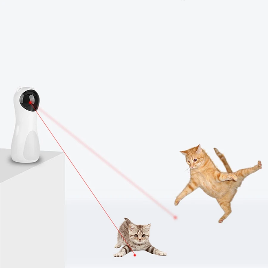 Cat Hračka Robot Provokujúcej Mačky, Hračky Automatické pre Mačiatko Hrať Hru Pet Pokojnej Bežal Režim Vlna Bod Zábavné Hračky