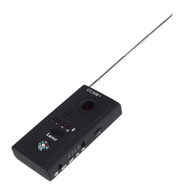 CC308+ Celý Rozsah Bezdrôtovej Anti-Úprimných Anti-odpočúvacie RF Signál Detektor GSM Zariadenie Finder Full-frekvenčný Detektor
