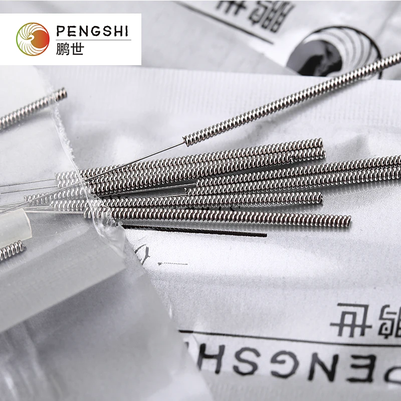 Celkom 0,40*25/40/50/60/75mm Peng Shi akupunktúrne ihly sterilné jednorazové použitie ihly 500/box mať iných veľkosť