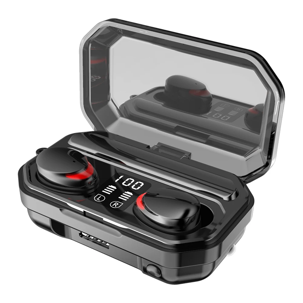 Cestovné Potlačením Hluku Stereo Zvuk Outdoorové Športy TWS Bezdrôtové Slúchadlá Bluetooth 5.1 Telocvični V Uchu Hovor Hudby Nabíjanie Prípade