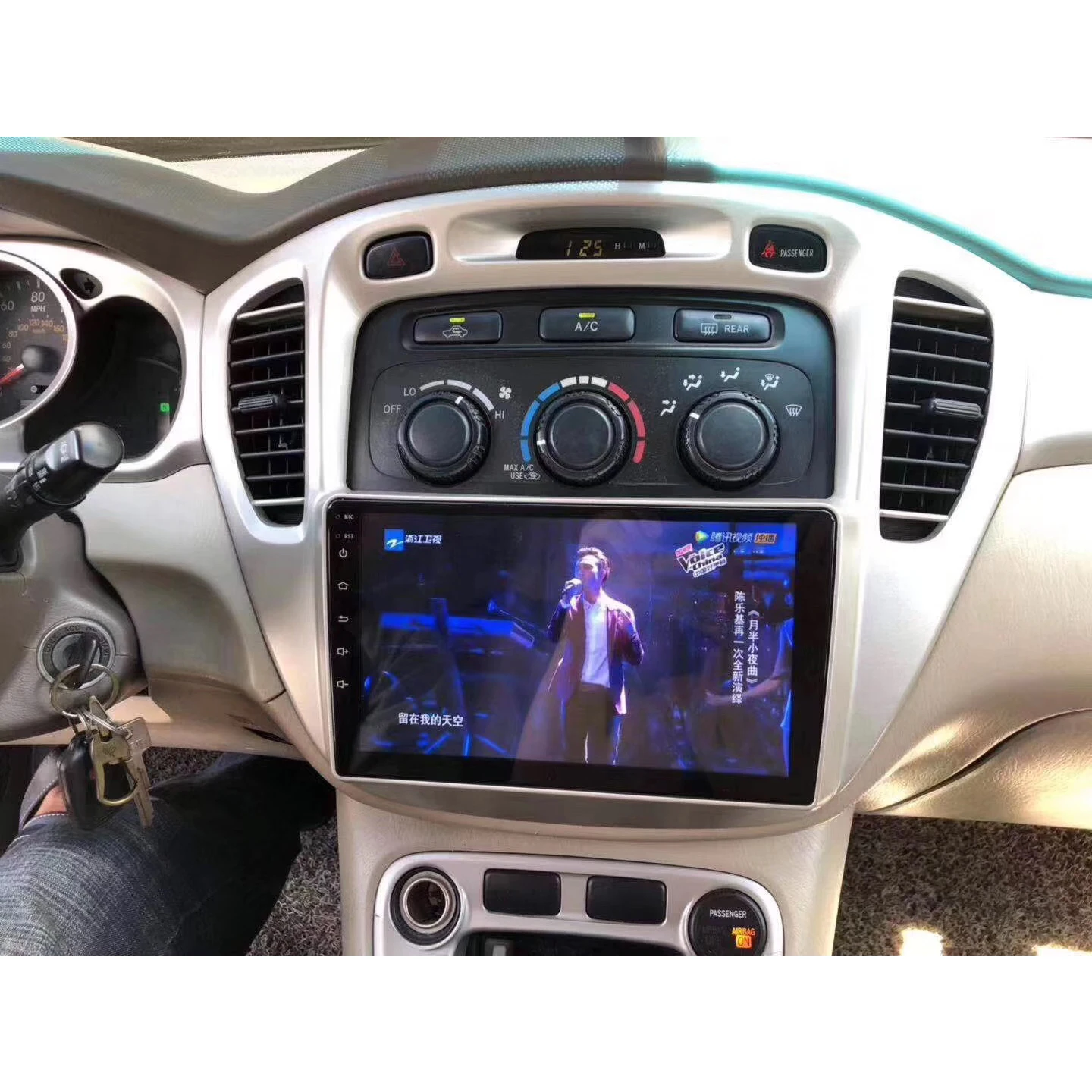 Chogath auto Multimediálny Prehrávač Quad Core Android 8.0 autorádia GPS Navigácia pre Toyota Highlander 2000-2007