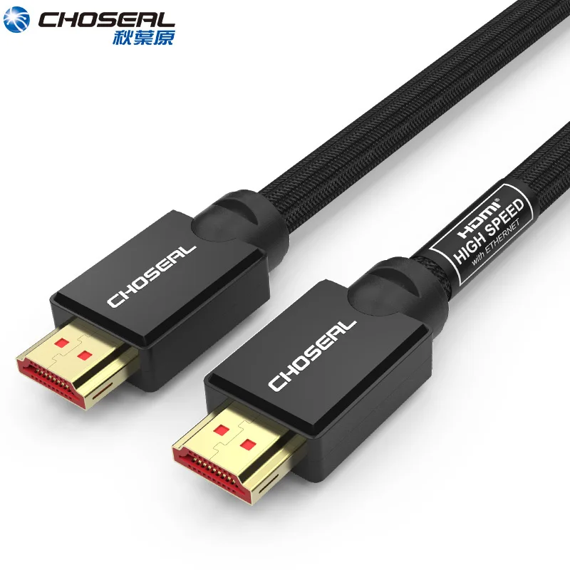 CHOSEAL 4K Kábel HDMI High Speed 18Gbps HDMI 2.0 Kábel 4K 3D Ethernet 26AWG Pletená HDMI Kábel Pre apple TV PS4/PS4 Blu-ray Xbox