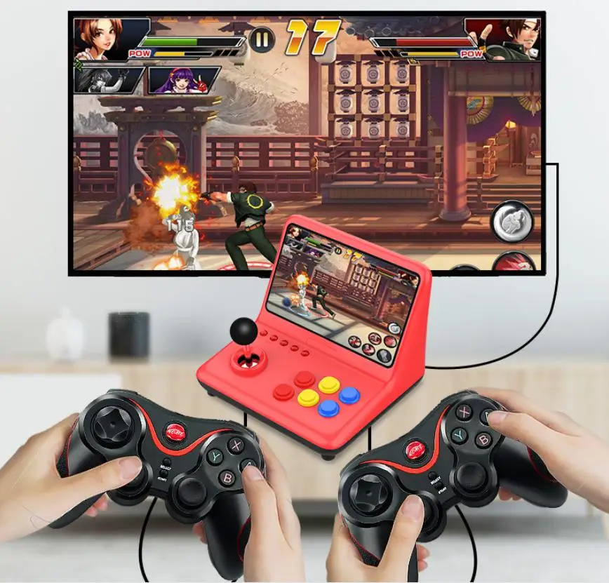 Coolbaby Nové Arcade Game Console 9 palcový Systému Linux Prenosné hracie Konzoly Podpora 64 G TF Vynaložiť Video Hry Na PS1 SFC