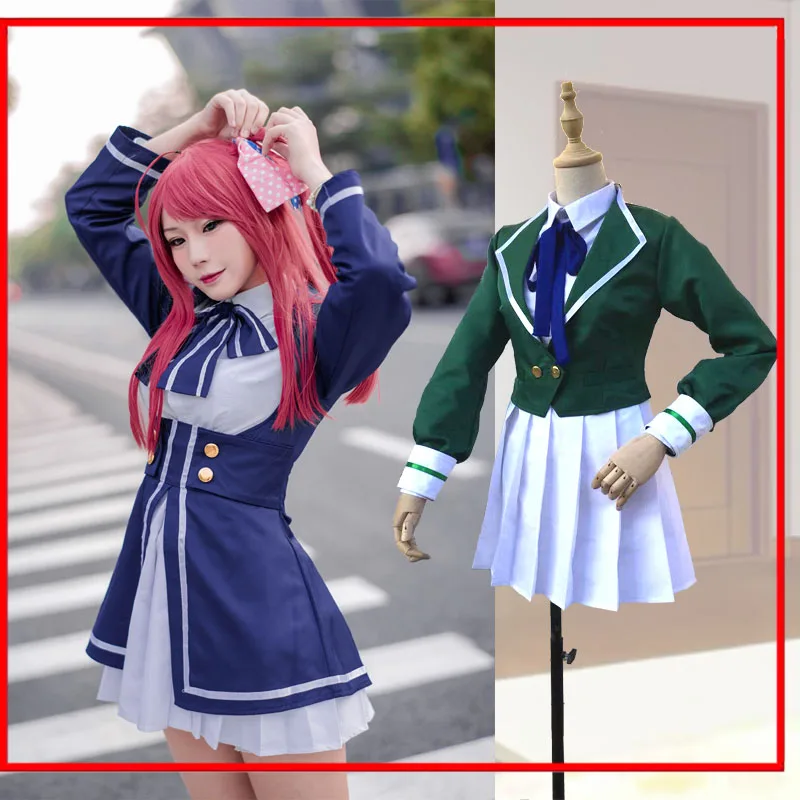 COSFANS 2019 Nové Zombieland Saga Cosplay Kostým Sakura Minamoto Cosplay Kostým Anime Ženy Kostým Lolita Šaty na zákazku