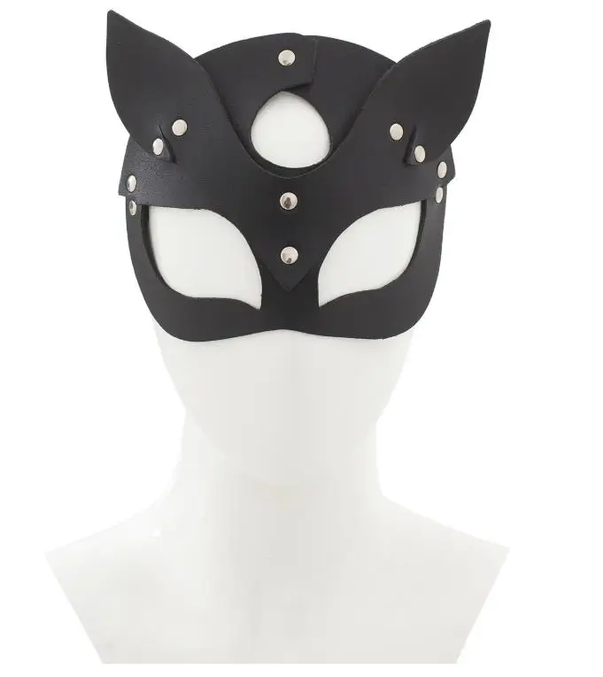 Cosplay Králik Kožené Maska Mačka Ucho Halloween Rave Karneval Sexy Catwoman Maškaráda Maska