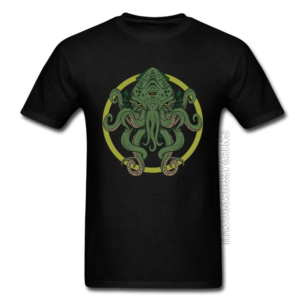 Cthulhu Lovecraft, T Košele Zimné Mikina Ležérne Módne Bavlna Tee-Shirts Kulturistike Tshirts Black Vtipné Tričko Pre Mužov
