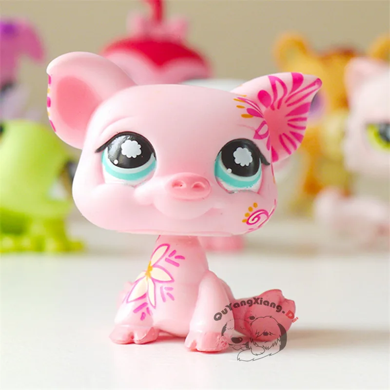 CW022 Pet Shop Zvierat Ružová vzor bravčové bábika akcie Obrázok