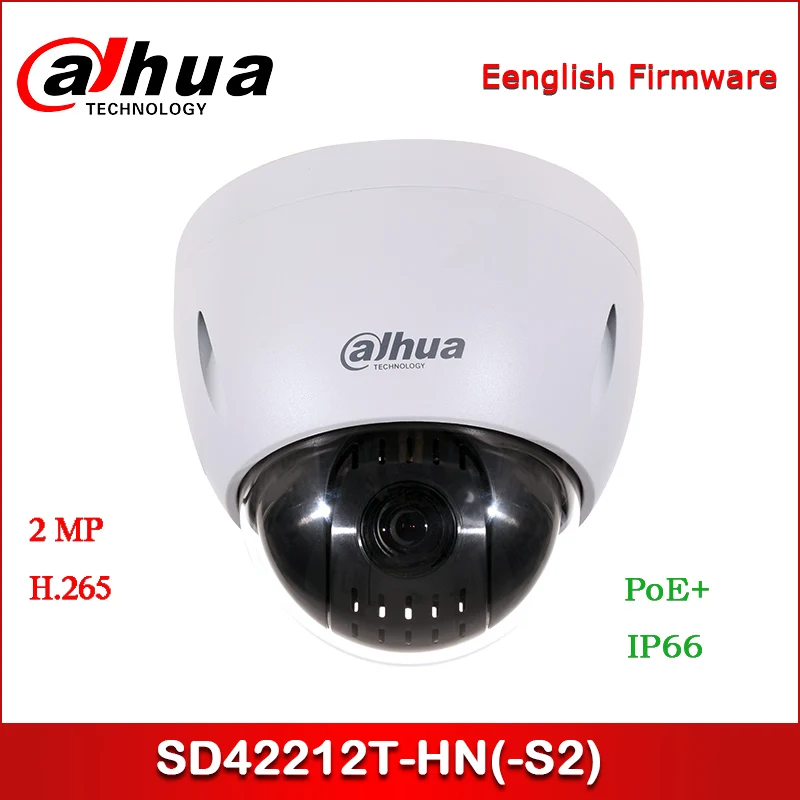 Dahua IP Kamera 2MP SD42212T-HN(-S2) 5.3 mm~64mm 12x hviezdne svetlo PTZ Sieťová Kamera s Podporou PoE+ Bezpečnostné Kamery