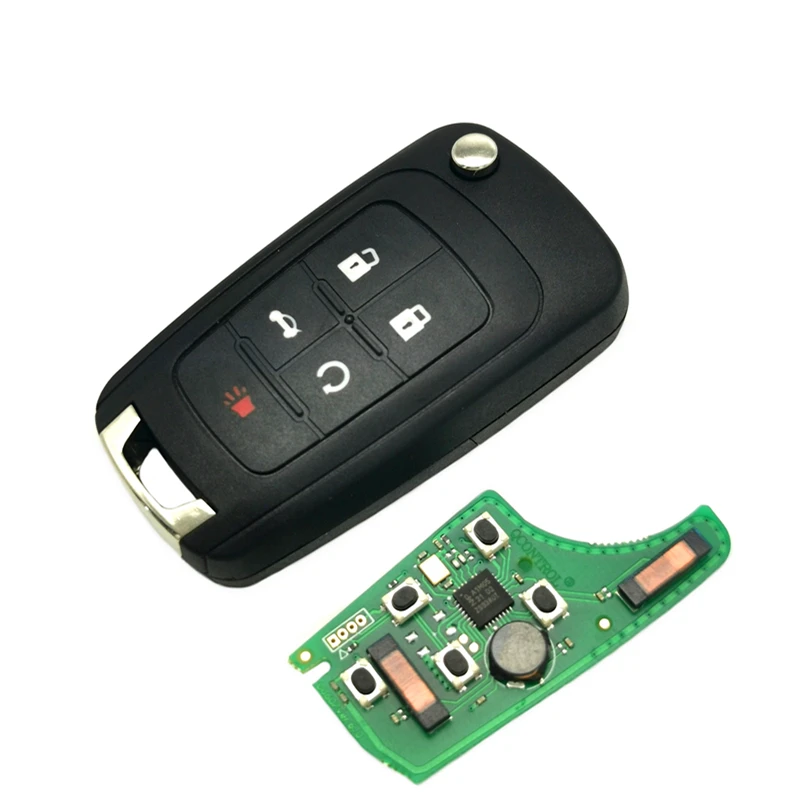 Datong World Auto Diaľkové Tlačidlo Pre Chevrolet HU100 Čepeľ ID 46 Čip 315 Mhz 5 Tlačidlo Keyless Auto Inteligentné Ovládanie Vymeniť Auto Kľúč